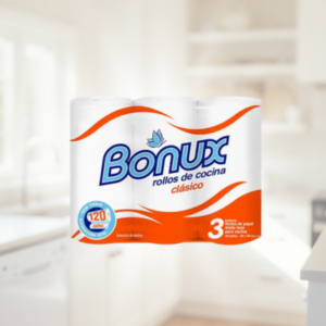 Rollo de cocina Bonux 3x40 paños