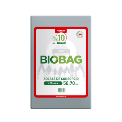 Bolsa de residuos Biobag 50x70