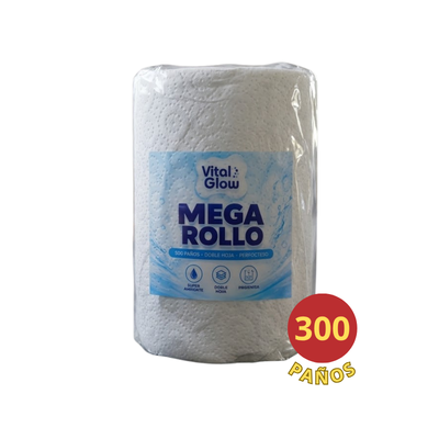 MEGA ROLLO servilletas x300 paños