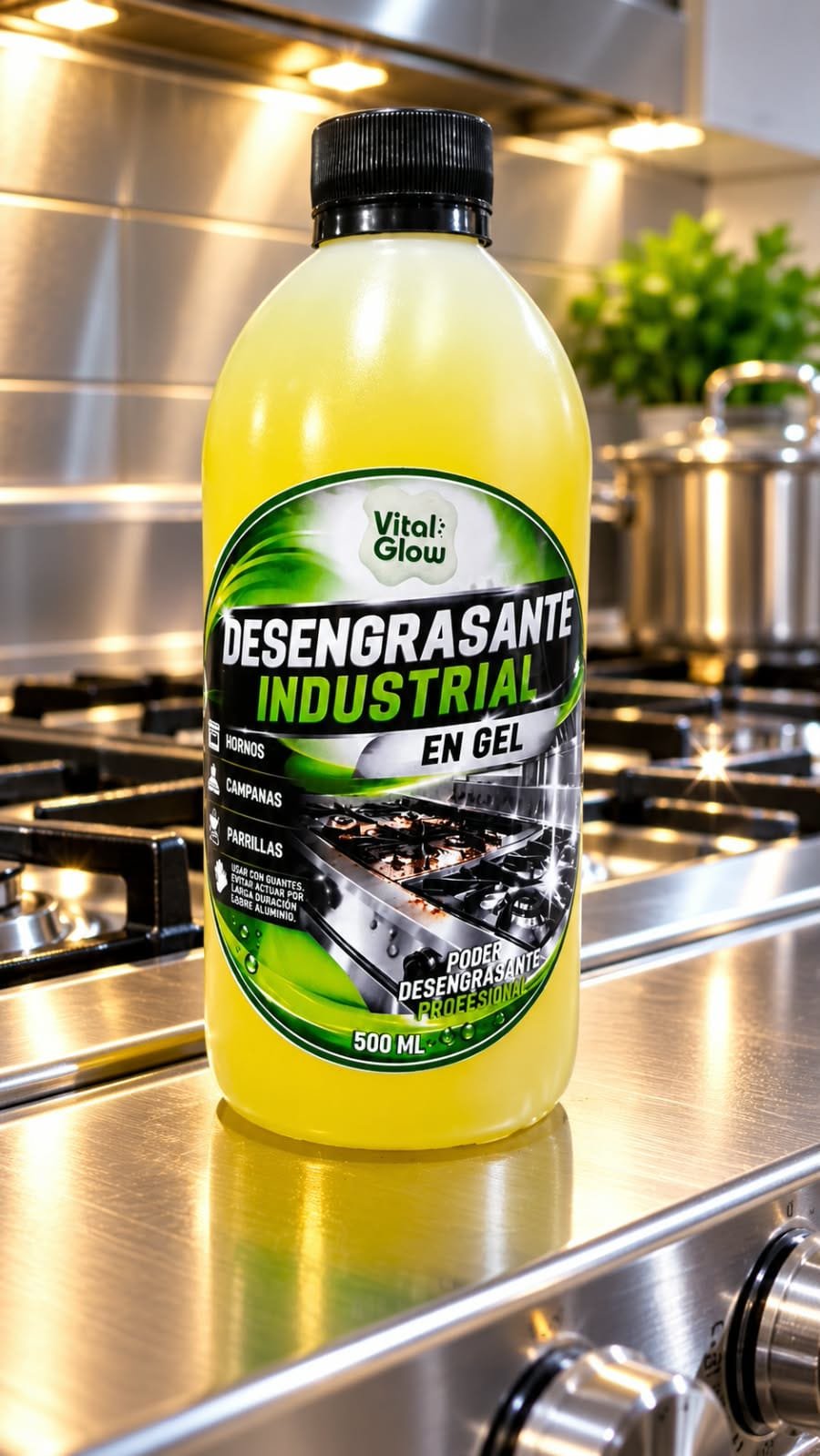Desengrasante industrial en gel (500ml) - Imagen 5